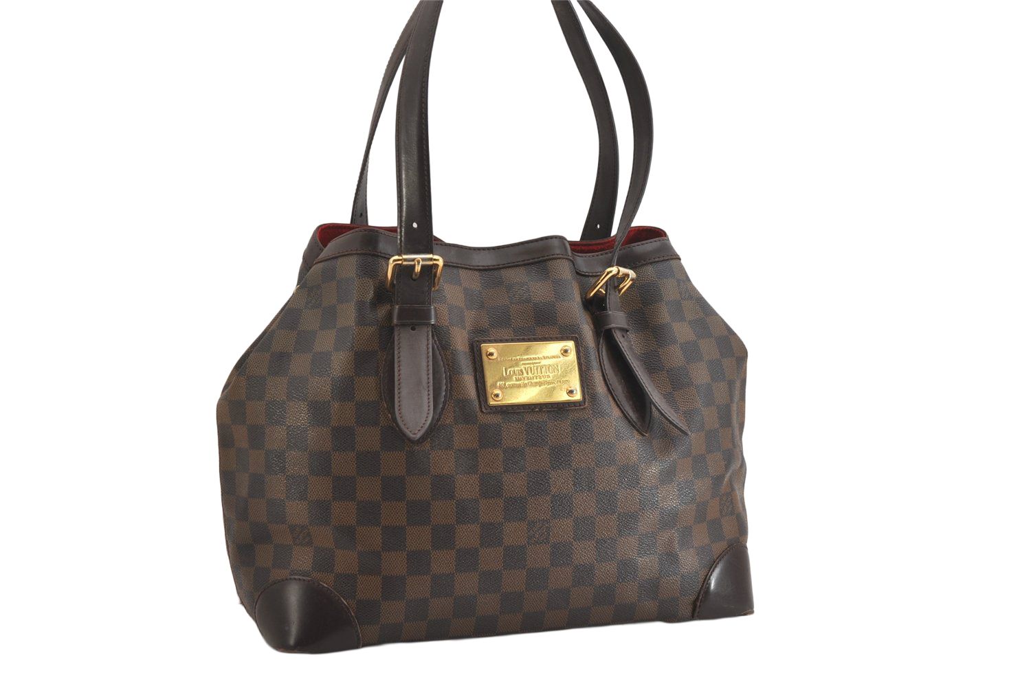 美品 ルイヴィトン ダミエ ハムステッド MM トートバッグ ショルダー