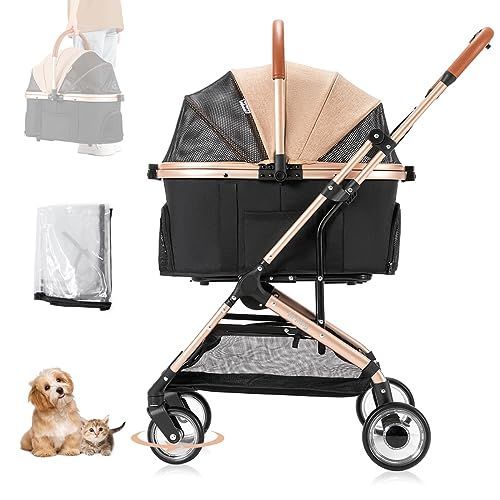 HRking 分離型 ペットカート レインカバー付き