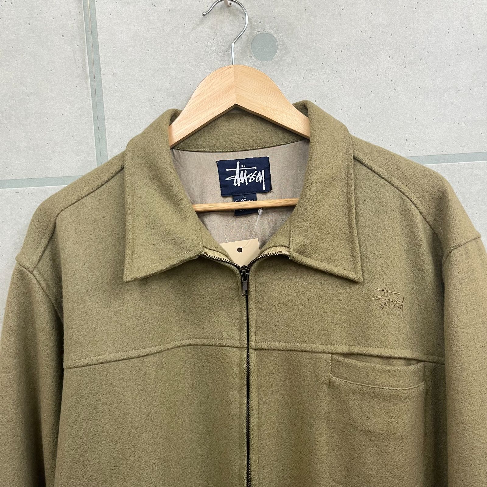 レア 希少 old stussy オールド ステューシー 80s 90s 紺タグ ジップ