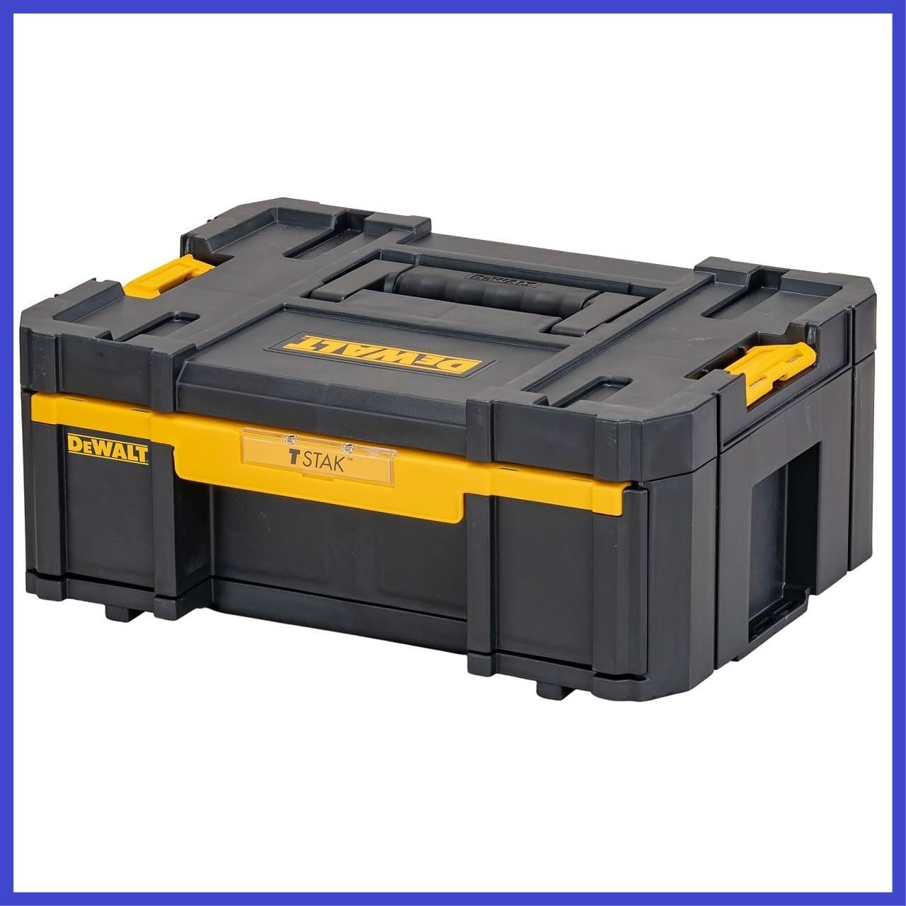 デウォルト DEWALT TSTAK 1段 チェスト 工具箱 収納ケース ツールボックス 引き出しタイプ 積み重ね収納 蓋付脱着ケース DWST17803