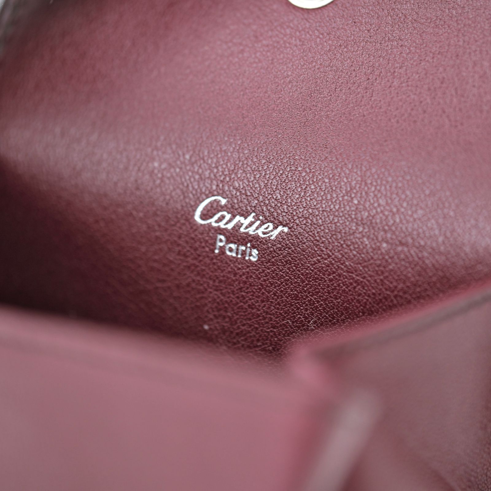 Cartier/カルティエ コインケース 小銭入れ ボックス型 本革×スエード ...