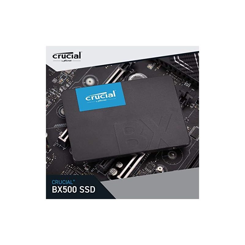 Crucial BX500 2.5インチSSD 240GB ×2台 crucial（クルーシャル） SSD 240GB BX500 SATA3 内蔵 2.5インチ 7mm