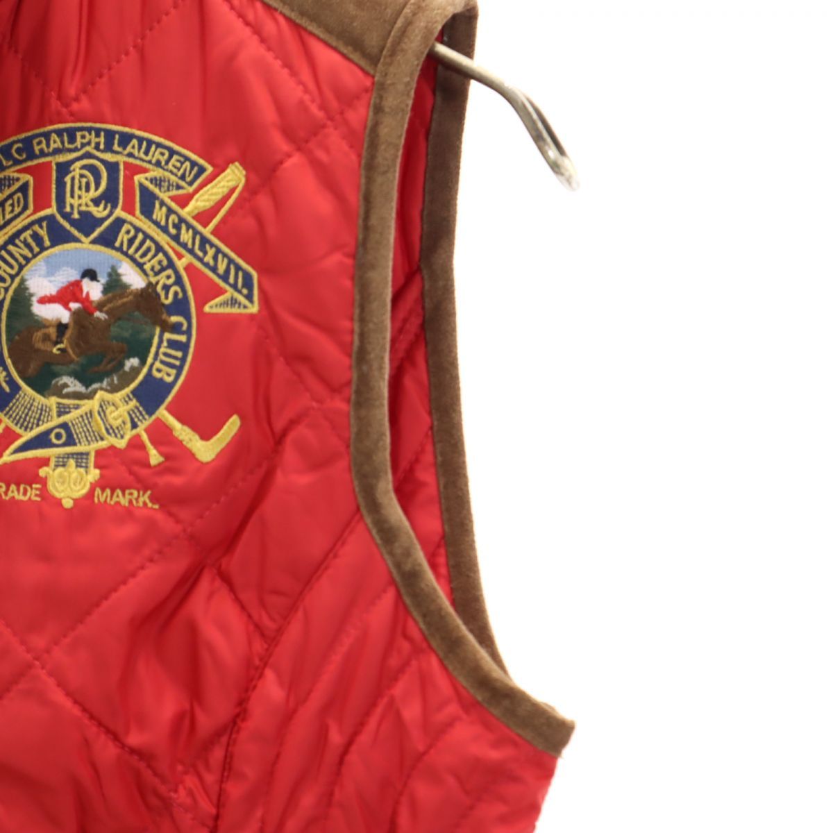 ラルフローレン 未使用 キルティング ベスト 7 レッド系 RALPH