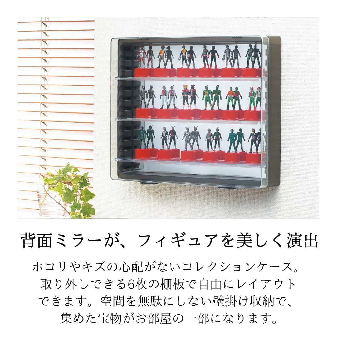 在庫限り】壁掛け ショーケース アクリル 大型 コレクション