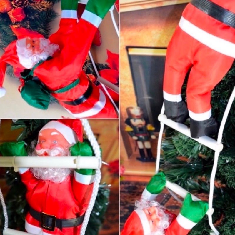 クリスマス前の限定SALE】 クリスマス サンタ シンプル はしご