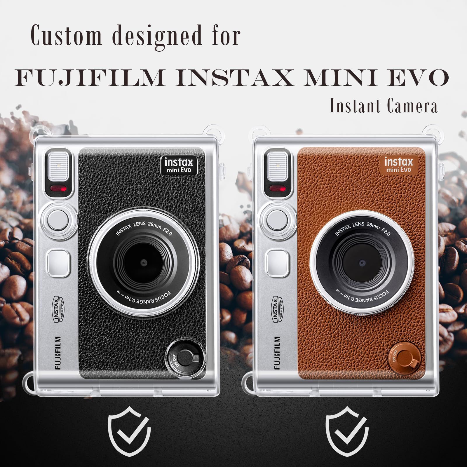 新品 ハード 傷つけ防止 Evoケース mini mini 軽量 軽量 instax instax 