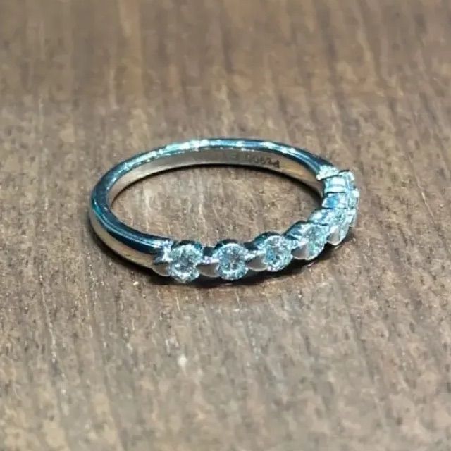 ブルーリバーPt900ダイヤモンド0.50ctエタニティリング - メルカリ