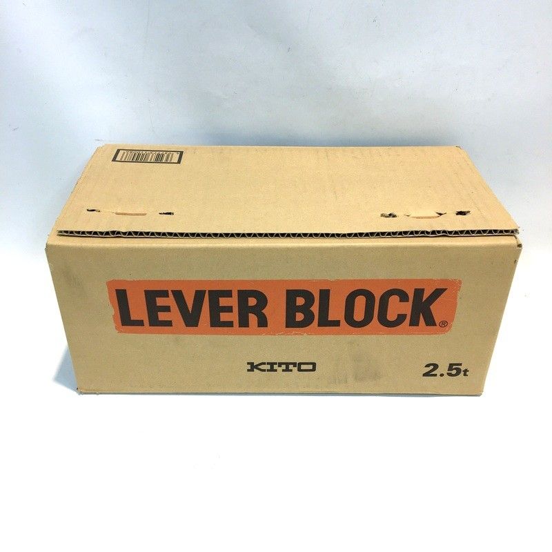 キトー レバーブロック 2.5t LB025 未使用 揚程1.5m 荷締め機 ガッチャ 