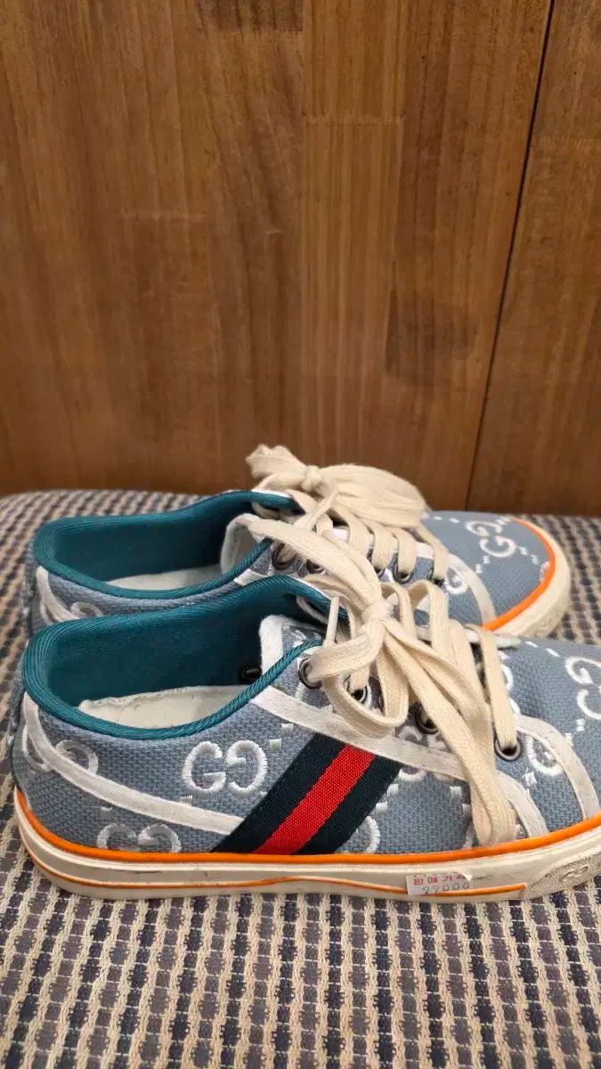 GUCCI グッチ GG スニーカーズ ブルー EU36 サイズ