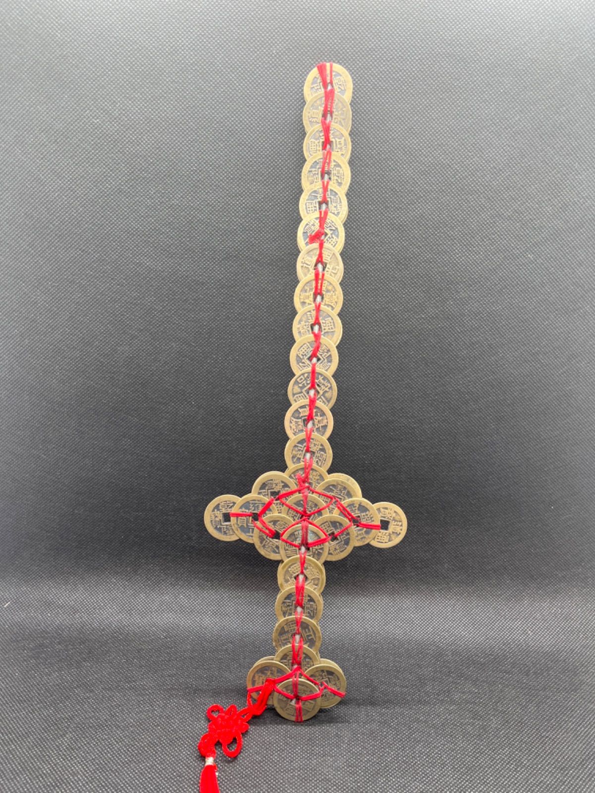 中国美術　五帝銭幣剣　古銭 古錢で作った剣　中国古銭　順治通寶　道光通 中国美術 五帝銭幣剣 強い財運を呼ぶ古銭 古錢で作った剣 剣 中国古銭