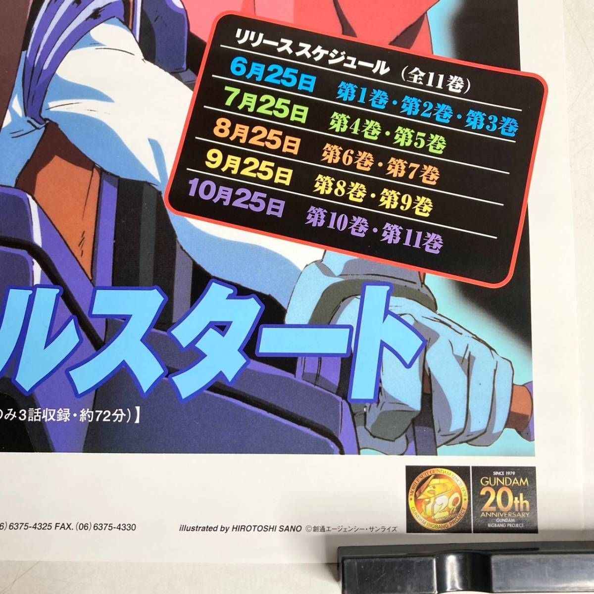 ポスター 機動戦士ガンダム DVDレンタル告知ポスター 非売品 ガンダム