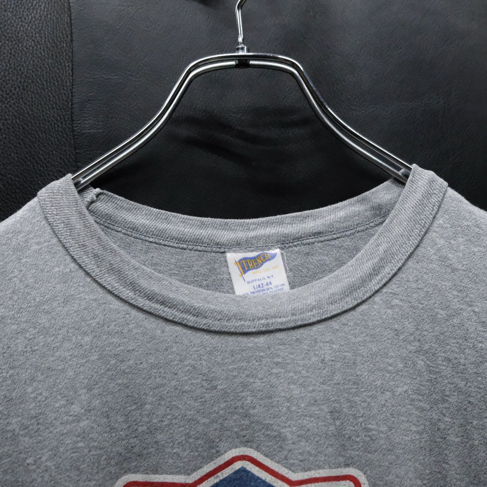 80s USA製 TRENCH MFG 第22回スーパーボウル 半袖Tシャツ Lサイズ 1988 