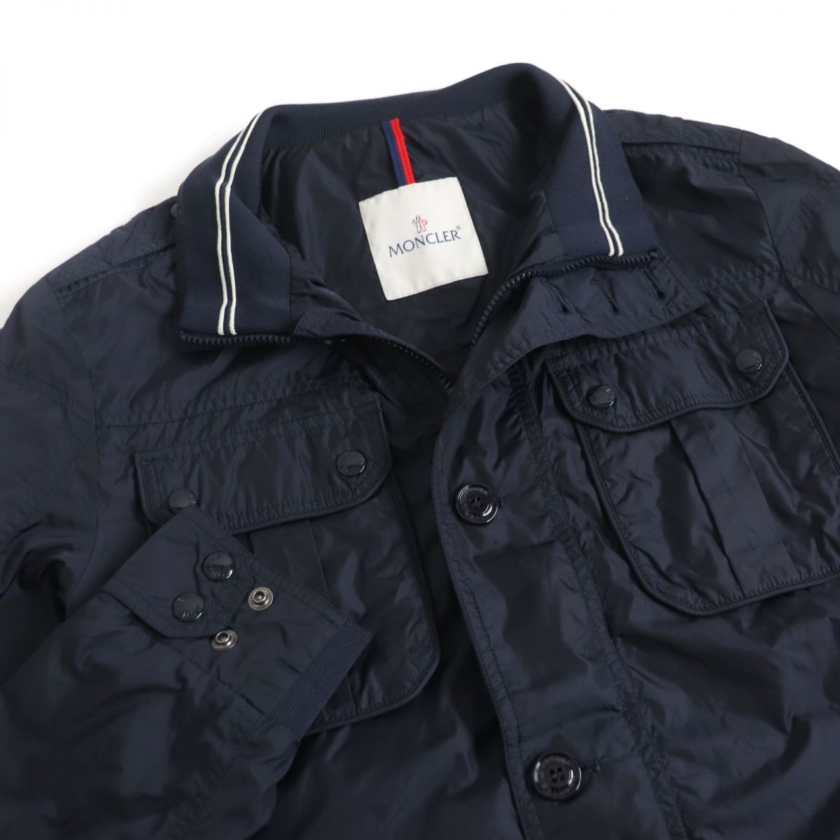 極美品□MONCLER/モンクレール MATE マテ ロゴワッペン WZIP ...