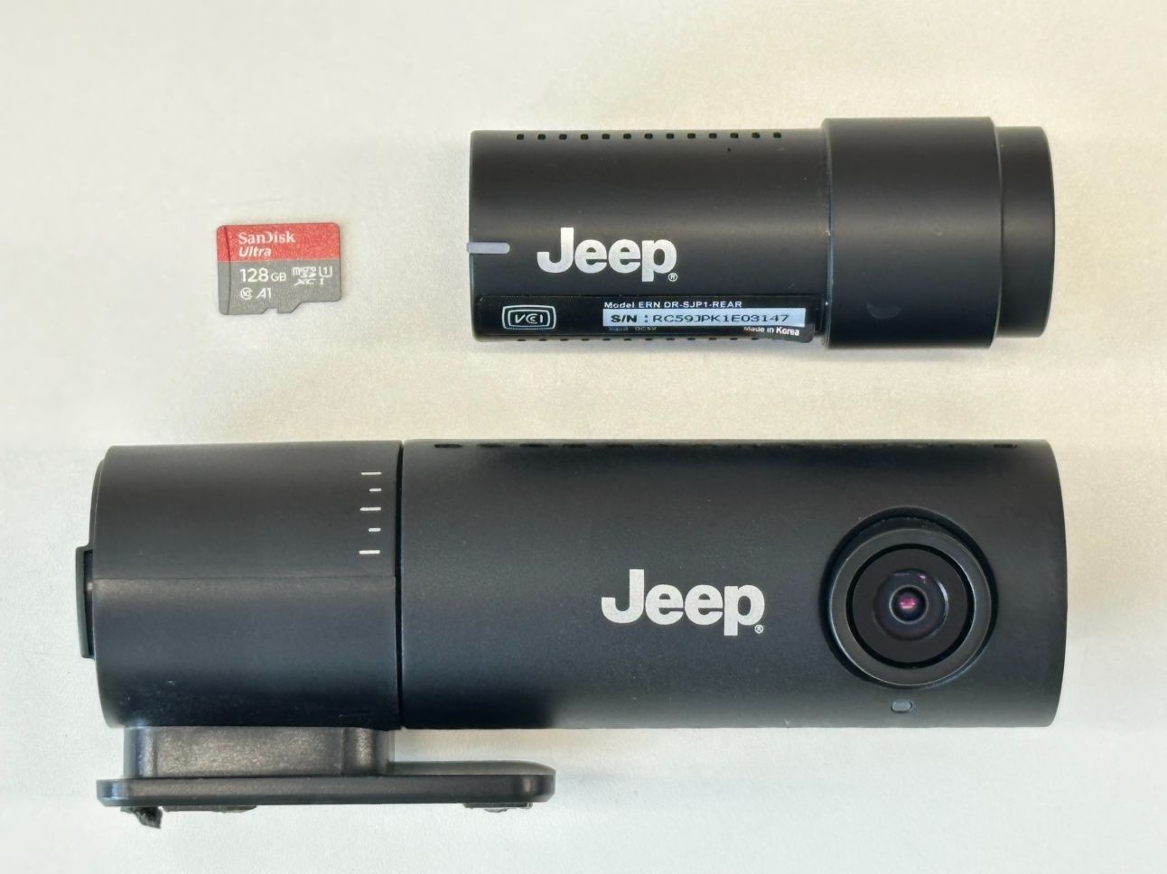 中古 Jeep DR-SJP1 フルHDドライブレコーダー Jeep 純正 前後 ドライブレコーダー ERN DR-SJP1 ドラレコ DR