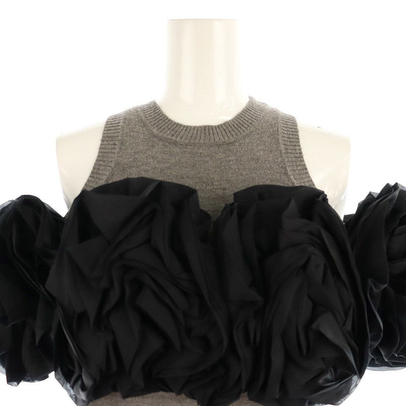 ビビィ Bibiy. ALEXA FLOWER KNIT ニット カットソー 半袖