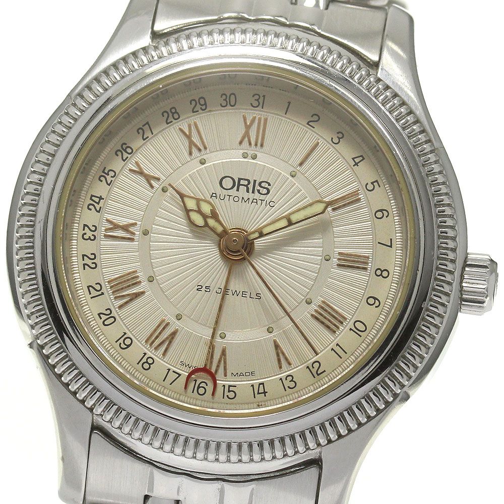 ORIS 7465B ポインターデイト シースルーバック メンズ　842195 オリス ORIS 7465B ポインターデイト シースルーバック 自動巻き