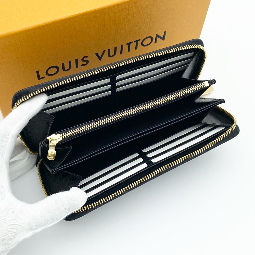 Louis Vuitton エピレザー ブラック長財布 ジッピーウォレット 【公式