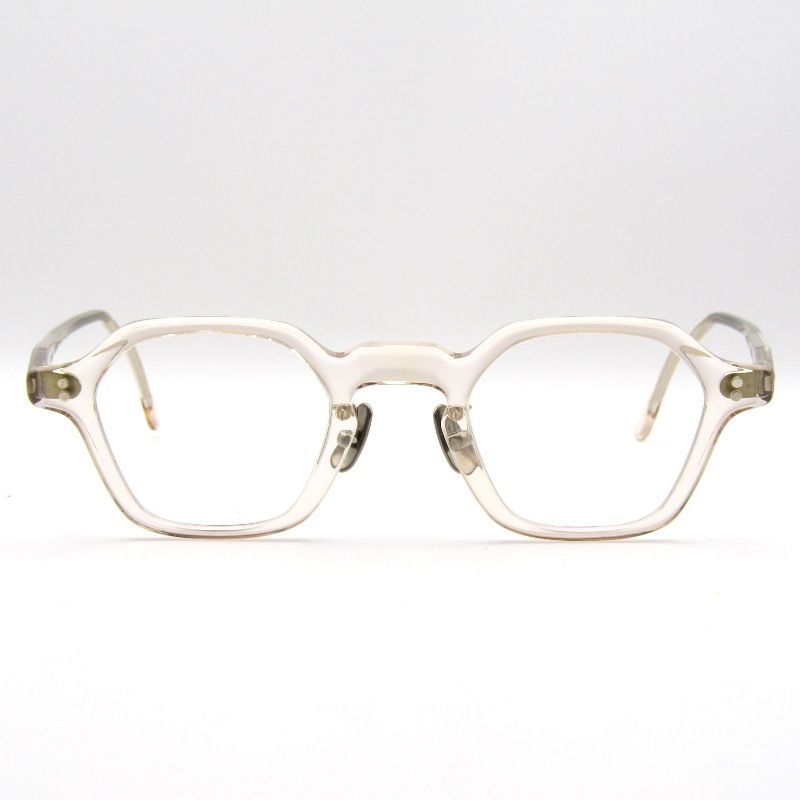 金子眼鏡 カネコガンキョウ メガネフレーム KA-29 度入り 日本製 ヘキサゴン 六角形 アセテート LPK ライトピンク 65008730