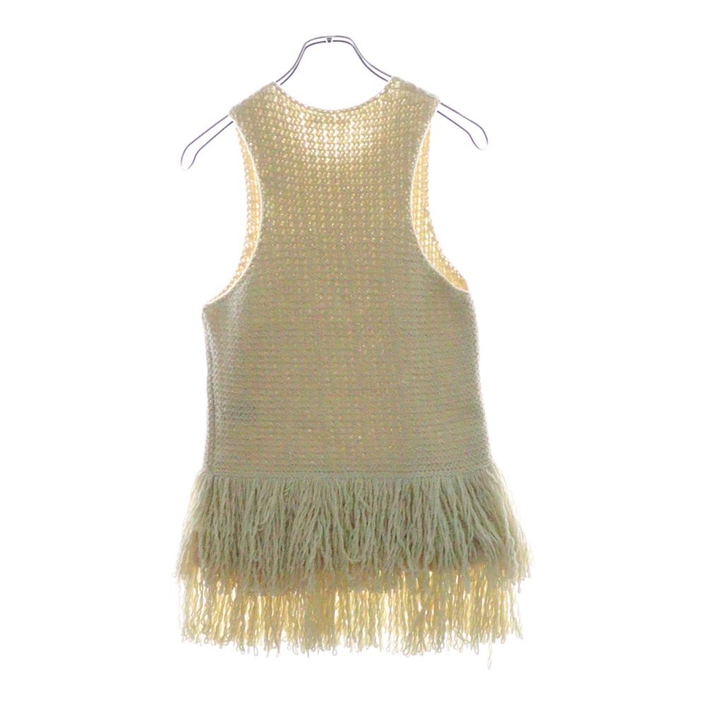 CELINE (セリーヌ) フィービー期 ウール フリンジ ノースリーブ ニット