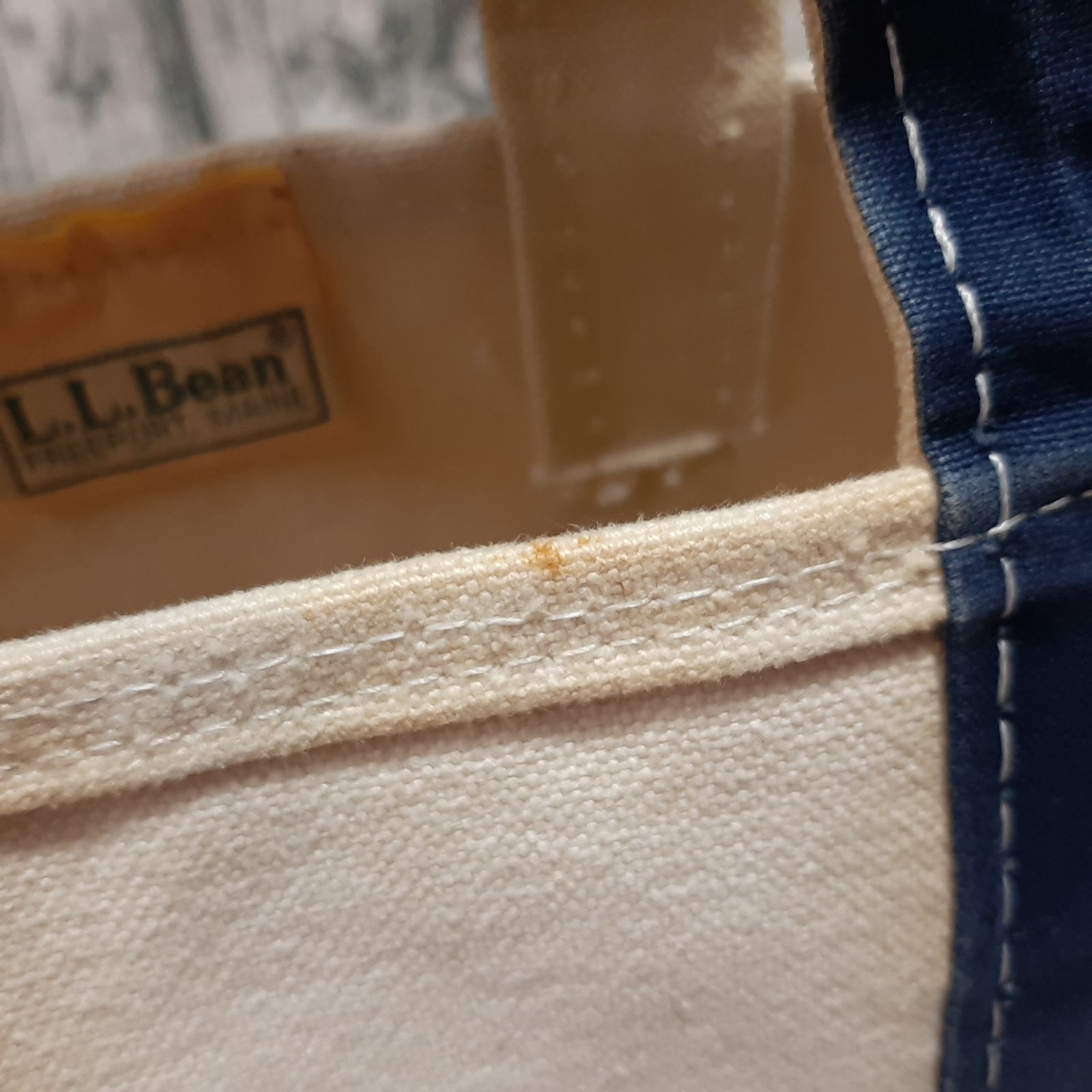 80s L.L.Bean ガーデントートバッグ エルエルビーン ネイビー - メルカリ