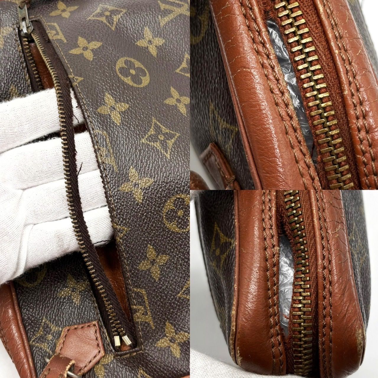 LOUIS VUITTON ブラウン クラッチバッグ 中古・古着通販】LOUIS VUITTON (ルイ ヴィトン) クラッチバッグ