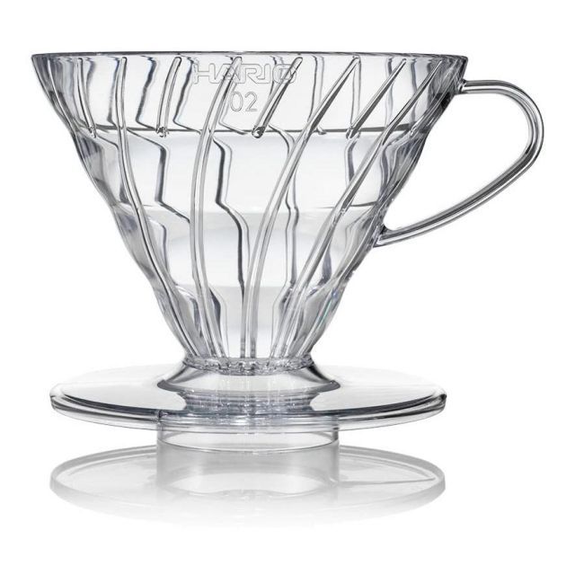 HARIO ハリオ V60透過ドリッパー02 クリア 1-4杯用 コーヒードリップ 日本製 VDR-02T