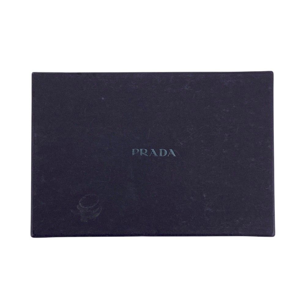 ■美品■　プラダ ラウンドジップ  カードケース 小銭入れ 財布 レザー ブラック 1M0925 箱 【410048】3 □美品□ プラダ ラウンドジップ コイン カードケース 小銭入れ 財布