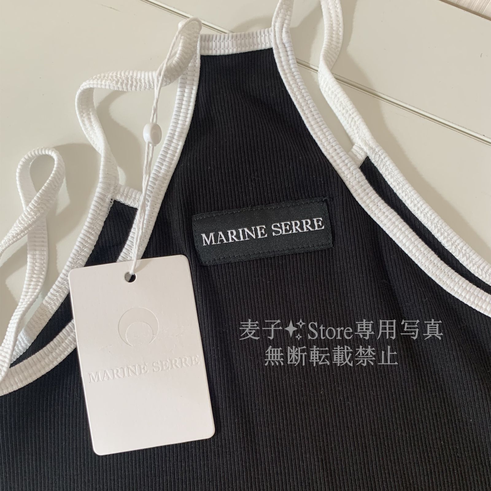 新品 Marine Serre マリーンセル 大人気 刺繍 月柄 キャミソール