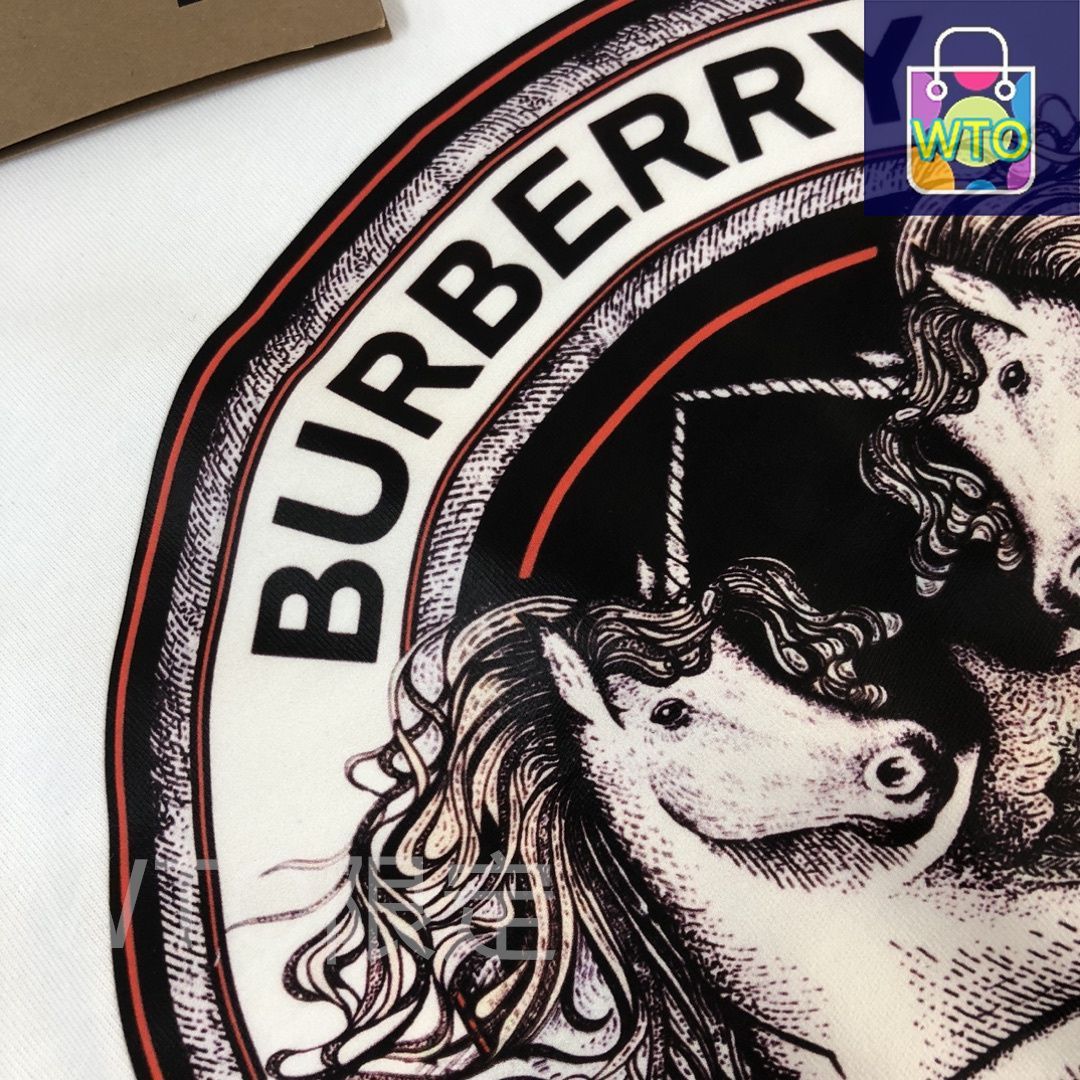 本日限定特価】Burberry 春夏 ロゴプリントTシャツ [本日特価