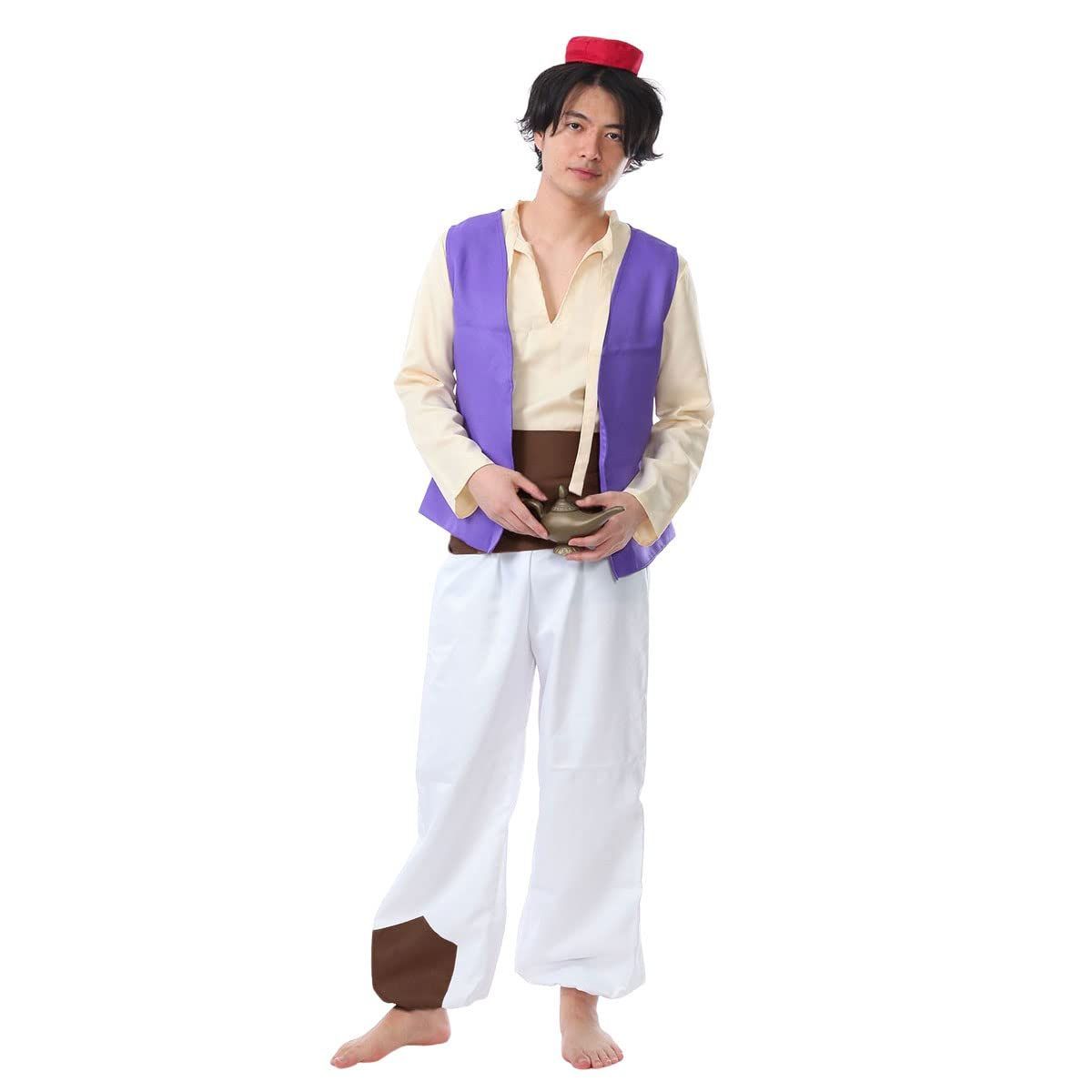 魔法のランプ付き アラジン コスプレ 衣装 monoii ハロウィン