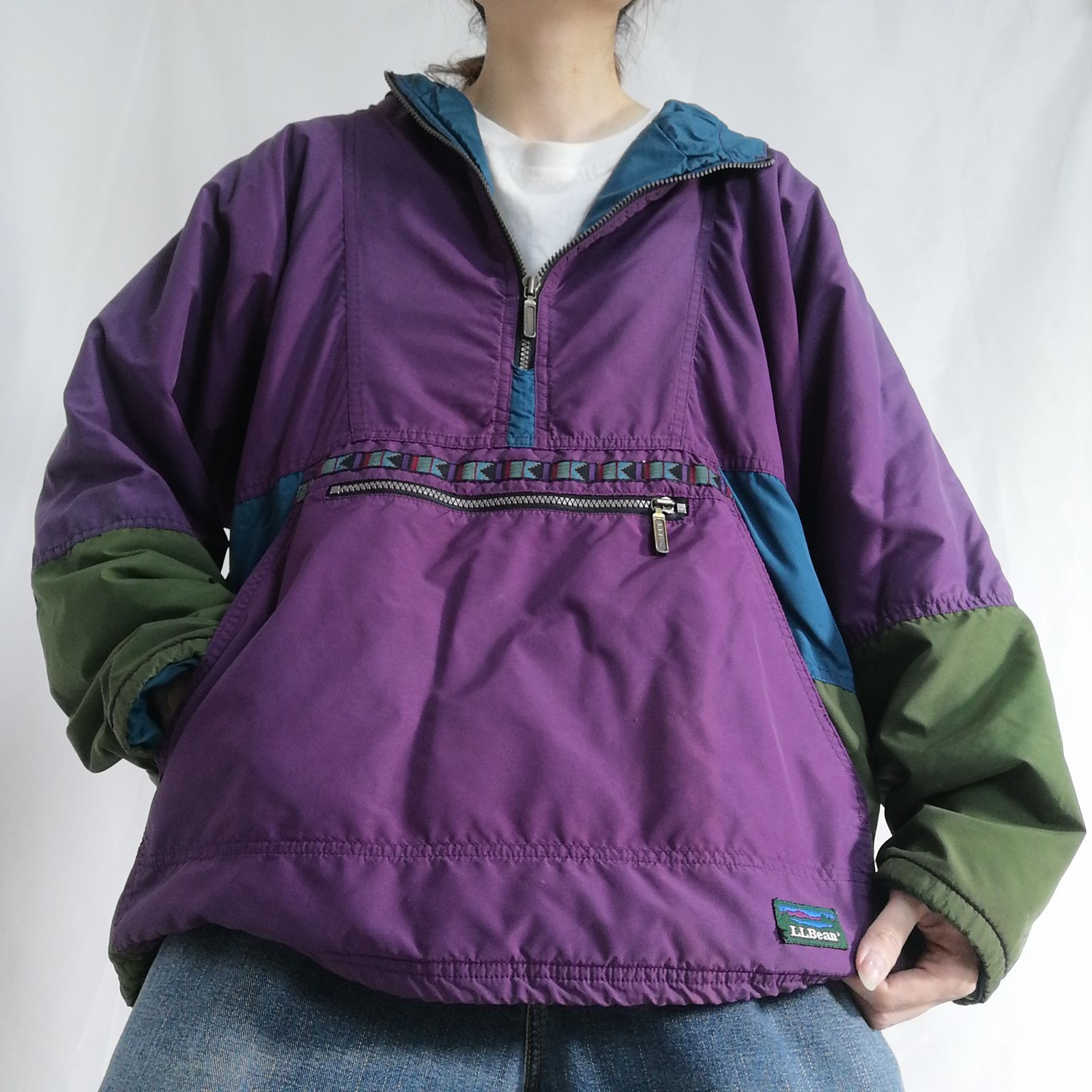 L.L.Bean - 80s エルエルビーン ナイロン マウンテンパーカー
