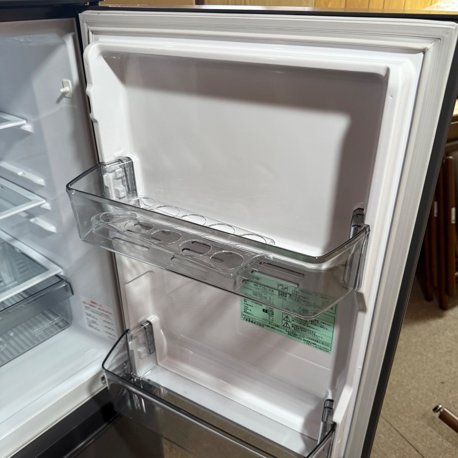  2ドア冷蔵庫 MR-P 15 J 146 L 一人暮らし 新生活 冷蔵庫 冷蔵庫 冷凍庫