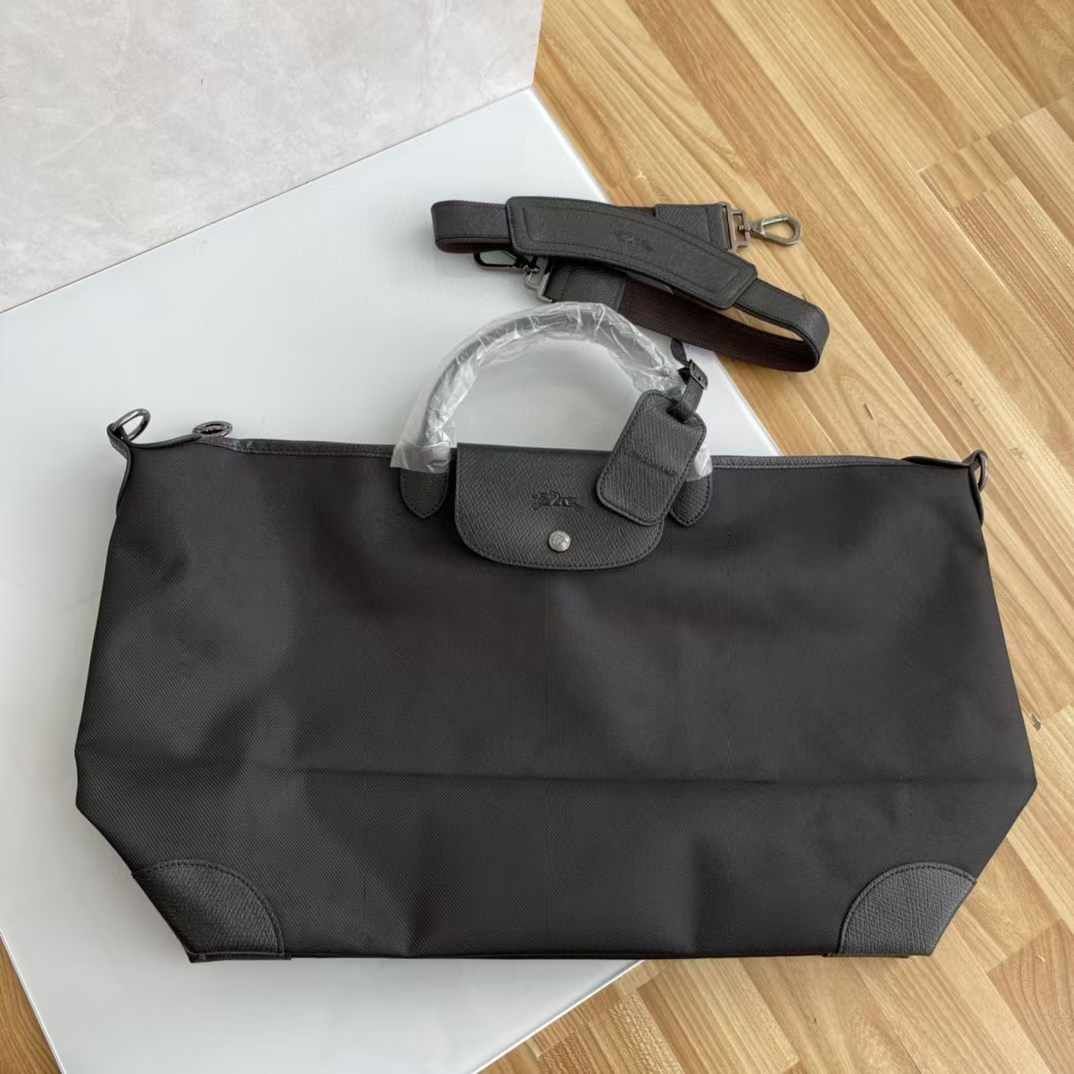 新品未使用 LONGCHAMP Lサイズ ロンシャン バッグ プリアージュ トートバッグ ハンドバッグ レディース 2WAY ショルダーバッグ おしゃれ 大容量 ブラック 黒