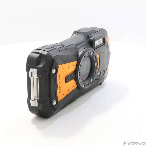 中古品〕 RICOH WG-70 オレンジ【258】 - メルカリ