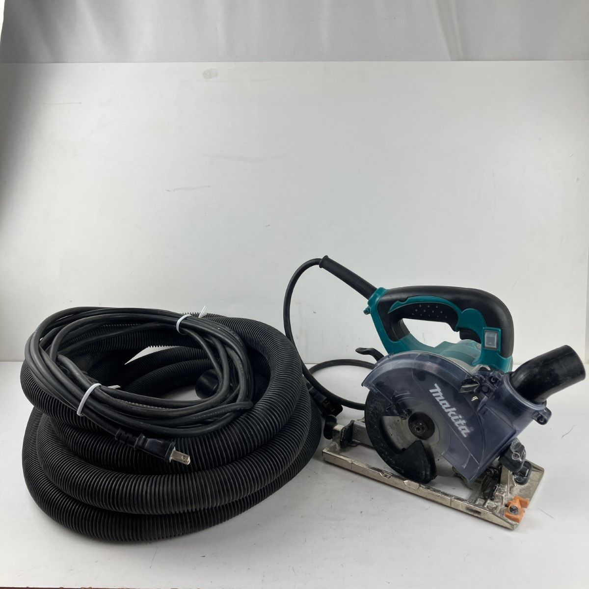 ЗЗMAKITA マキタ 100v 125mm 防じん丸のこ 延長コード ホース付 KS5000FX ブルー