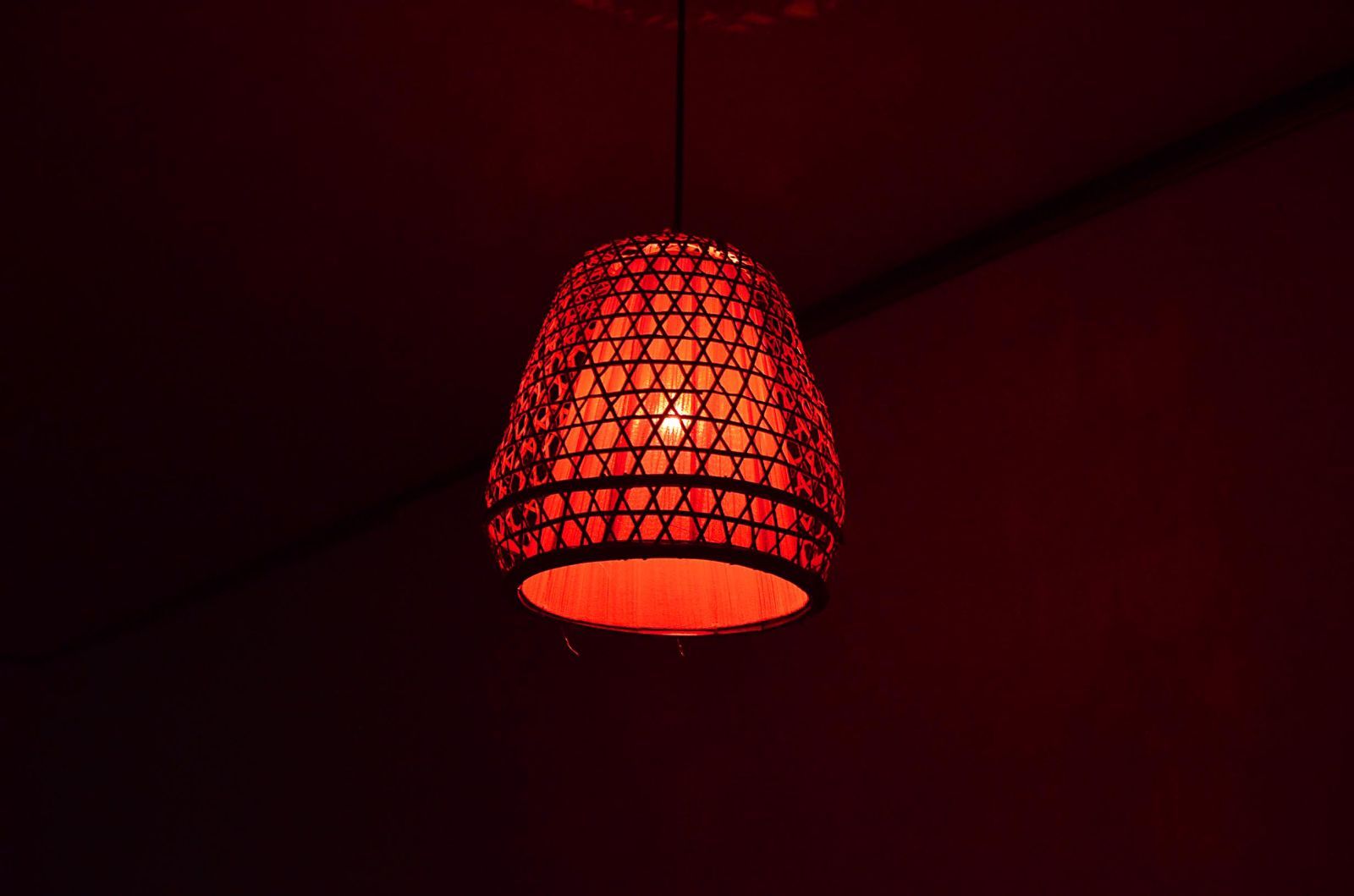ペンダントライト ナチュラル | バンブー 照明 竹LED電球標準天井照明 ラタン LED電球標準吊り下げ 籐 21cm×42cm 40W E17 吊り下げ照明 バンブー(ナチュラル シーリングライト ブラウン