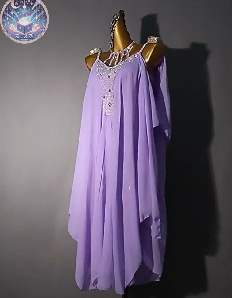 新品 未使用 新作 社交ダンスドレス ラテンドレス デモ ルンバ