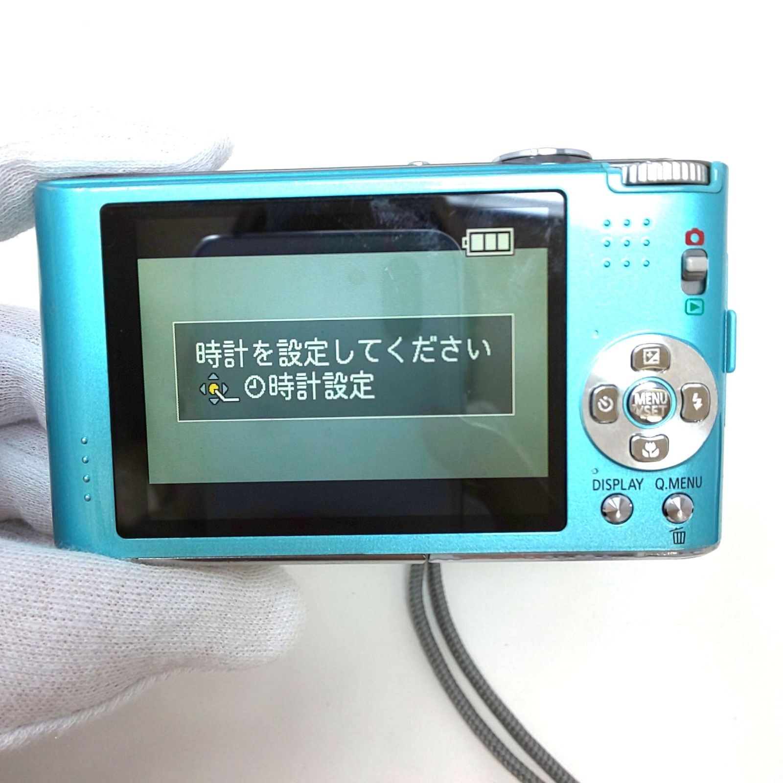 427C-05 Panasonic LUMIX DMC-FX66 デジタルカメラ フローラルブルー