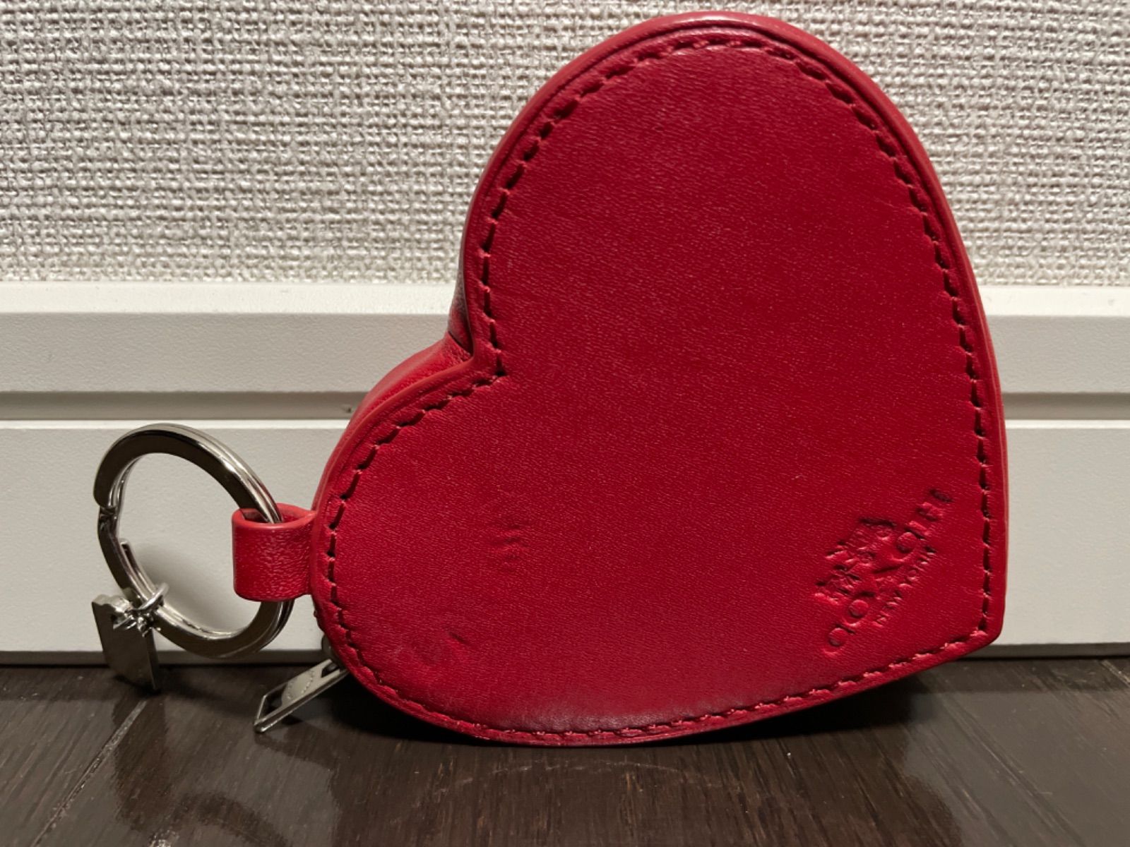 きょんp⭐︎coach コーチ ハート型コインケース レッド 美品 きょんp様専用⭐︎coach コーチ ハート型コインケース レッド 美品