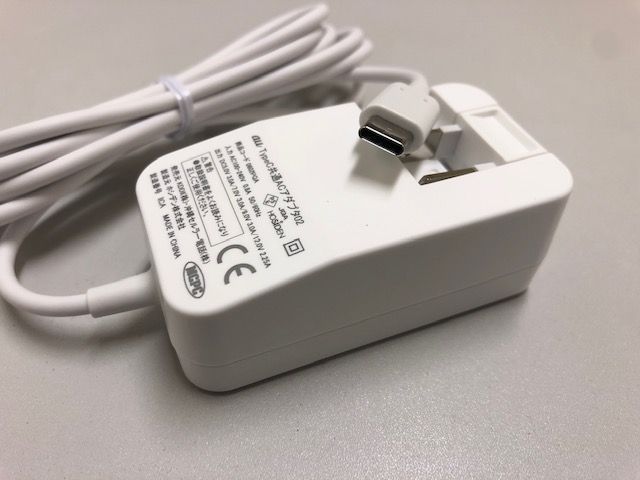 au TypeC共通ACアダプタ02 0602PQA - 車用工具、修理、ガレージ用品