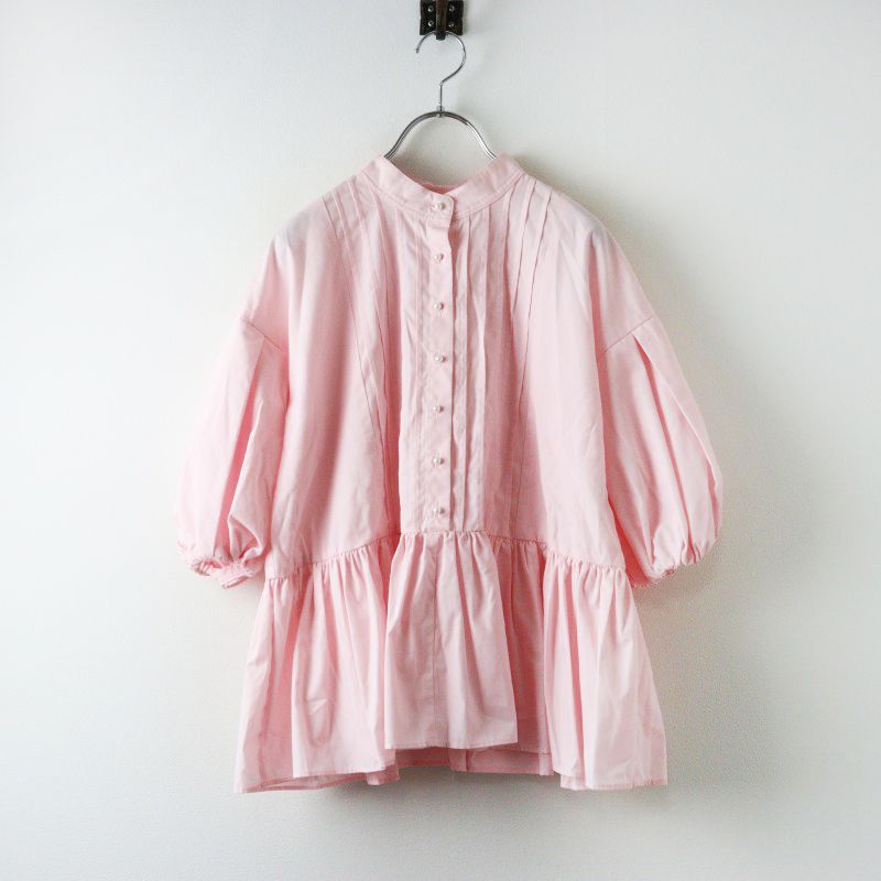 専用　美品　まりこおいかわ　トップス　長袖　ふんわり　サーモンピンク TSURU by Mariko Oikawa(ツルバイマリコオイカワ)の「Eloise