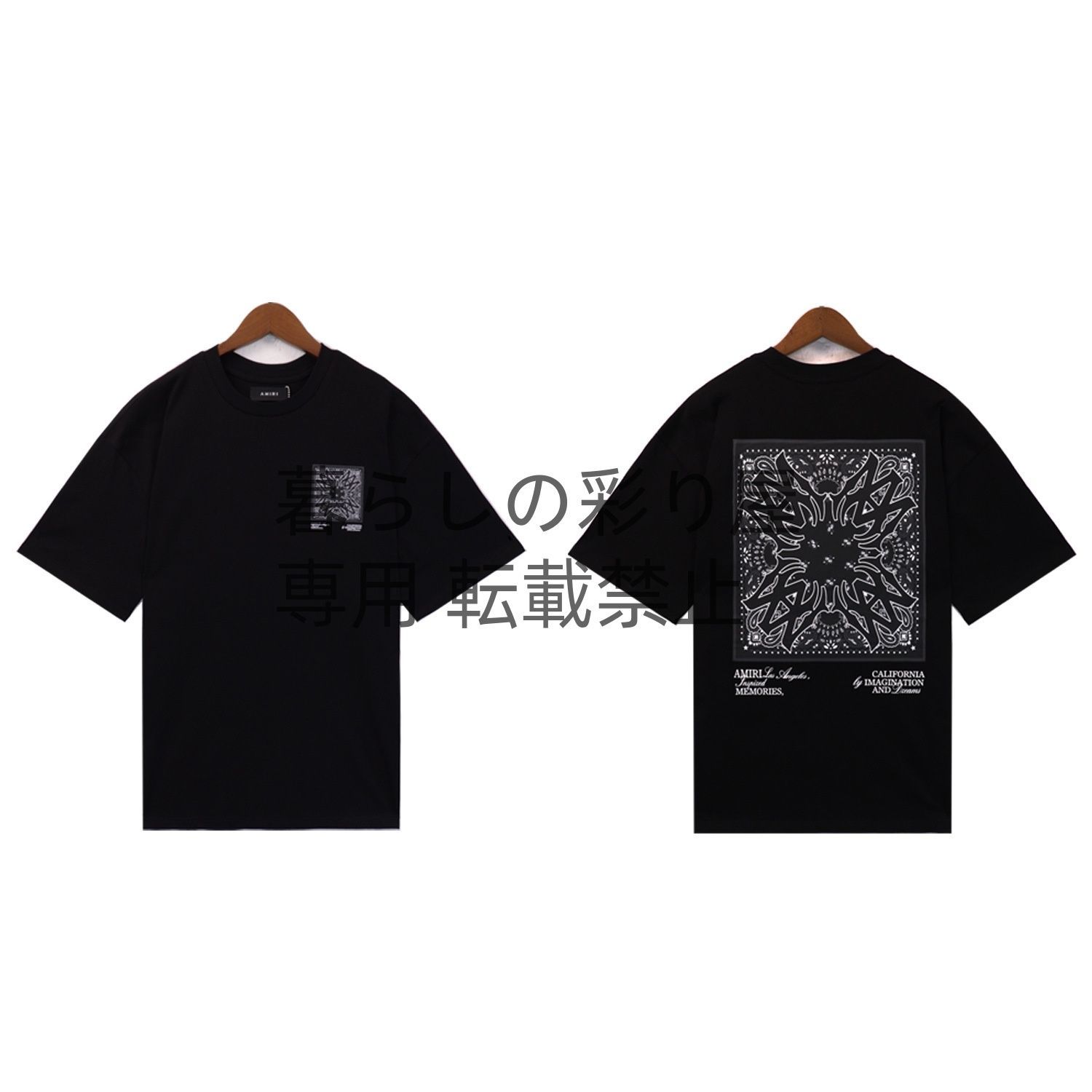 AMIRIアミリTシャツ ブラックMサイズ男女兼用半袖