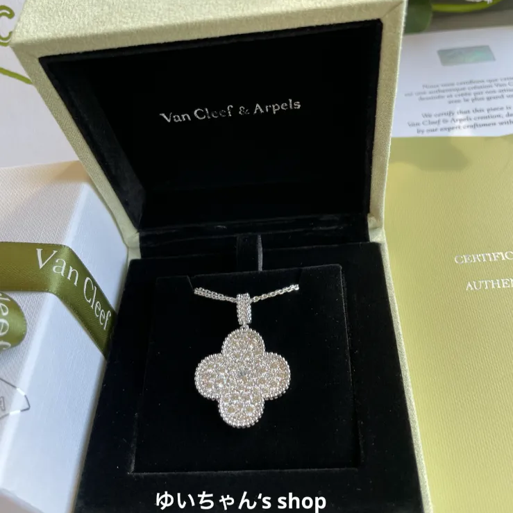 VanCleef＆Arpels　ヴァンクリーフ＆アーペル　アルハンブラ　マジック　ロング　ネックレス　シルバー