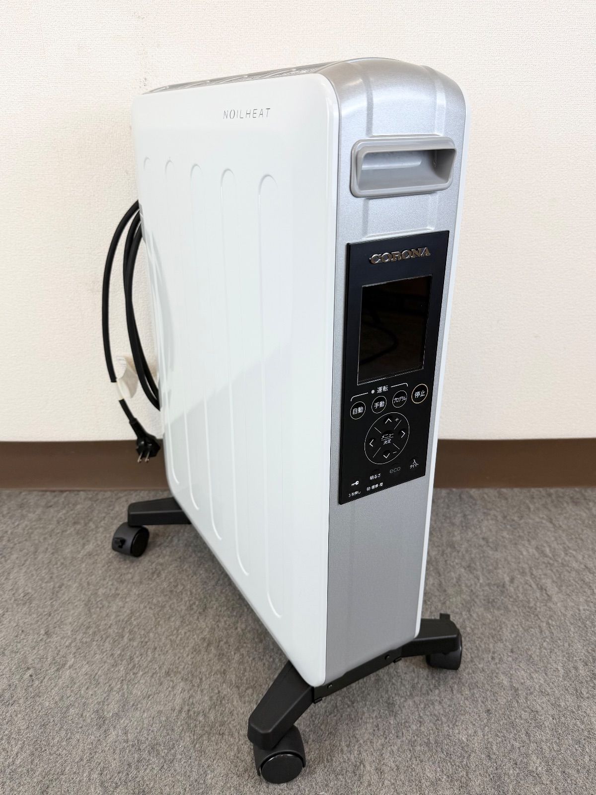 J16CA16 CORONA コロナ NOIL HEAT ノイルヒート オイルレスヒーター DHS-1219 2019年製 自然対流形電気暖房機