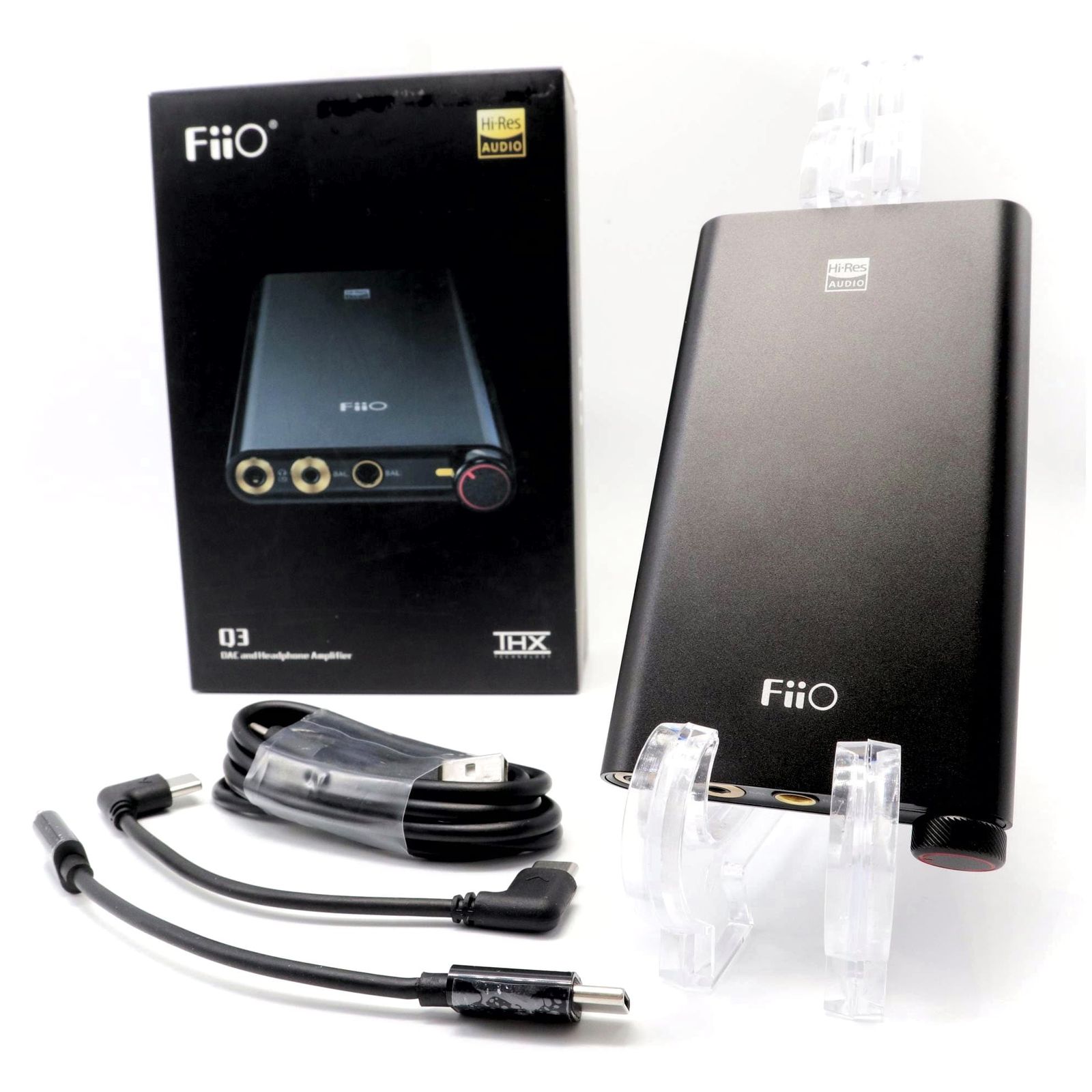 ポータブルDAC アンプ ブラック FiiO フィーオ FIO-Q3 k2753 Amazon.co.jp: FiiO Q3 2021 【FIO-Q3-2021】 THX AAA仕様