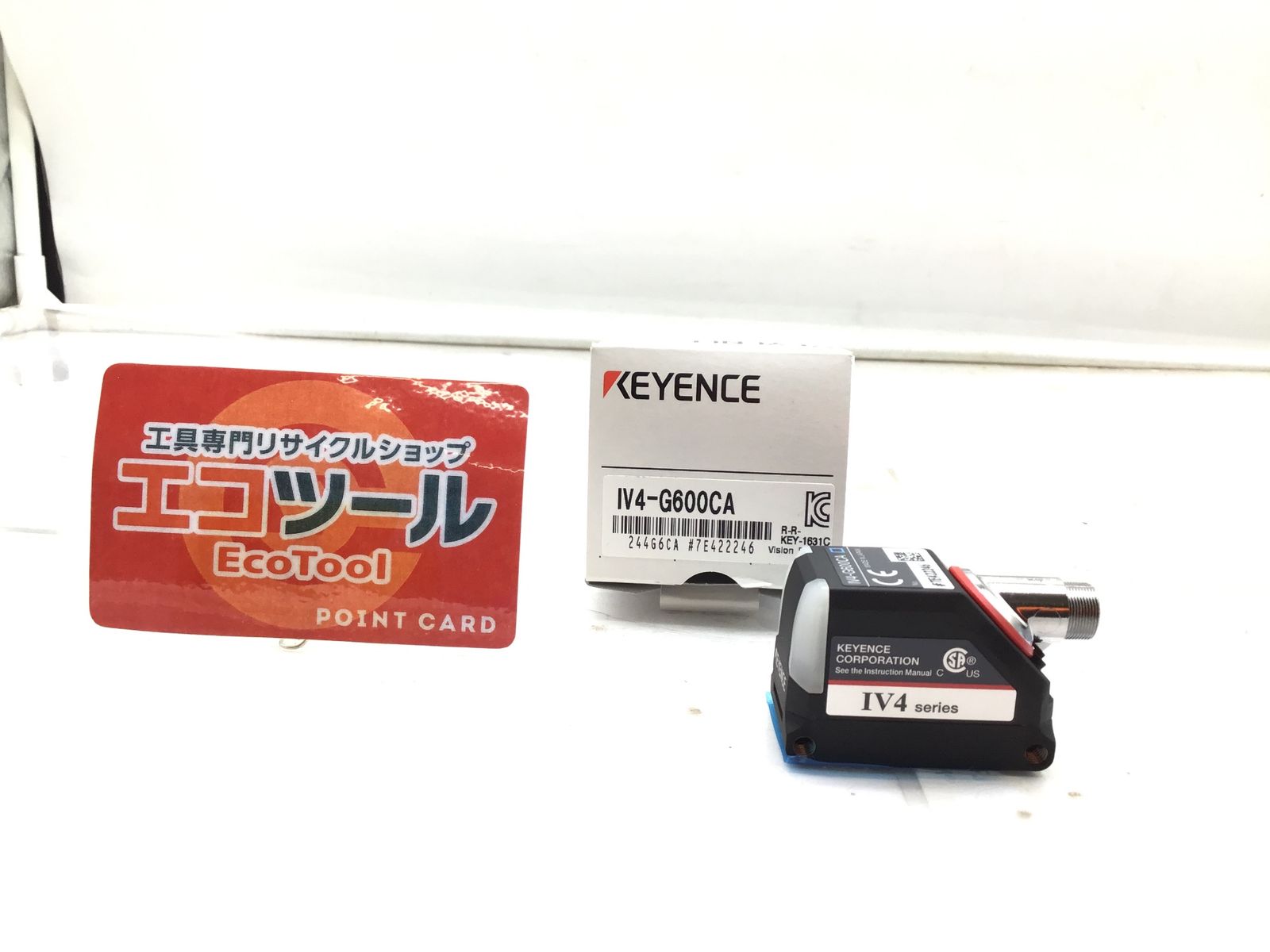 ♥に近い KEYENCE|キーエンス 超小型モデルセンサヘッド IV4-G600CA ITZW9A93MM5C エコツール笠寺店 M02