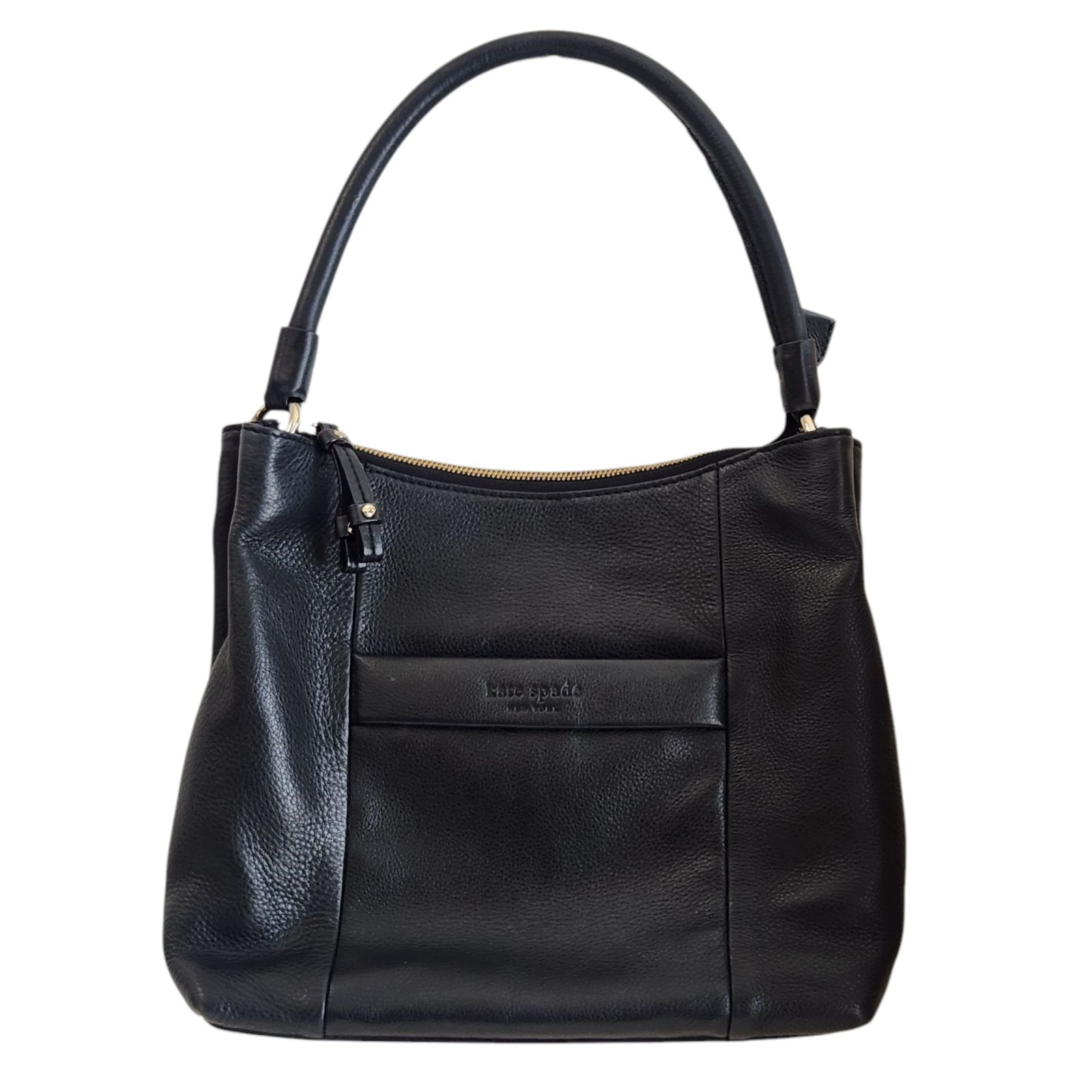 希少】美品 kate spade ワンショルダー バッグ ブラック 革 レザー  