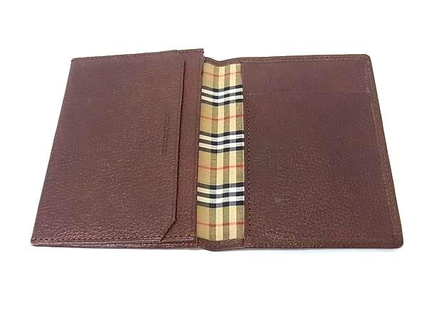 BURBERRY(バーバリー) Burberrys カードケース ブラウン レザー 名刺