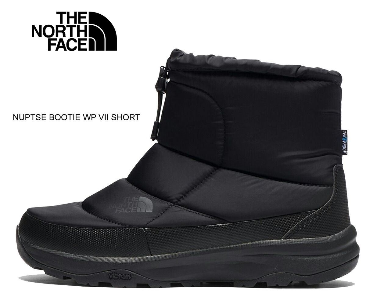 ザ ノース フェイス ヌプシブーティー ウォータープルーフ 7 ショート THE NORTH FACE NUPTSE BOOTIE WP VII SHORT TNF BLACK|TNF BLACK2 nf52273-kk 防水
