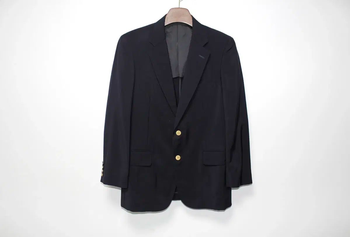 良品 Burberrys ロングコート ゴールドホースマーク アンゴラ混 総刺繍